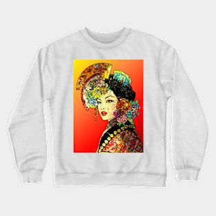 Geisha Girl Crewneck Sweatshirt